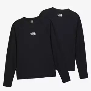 [매장판] 노스페이스 래쉬가드 긴팔 상의 남성 에센셜 물놀이 티셔츠 블랙 NT7TS05A