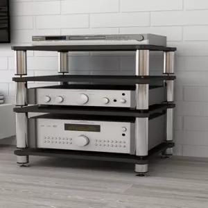 홈시터어 오디오 랙 거실장 앰프 스피커 분리형 다이 턴테이블