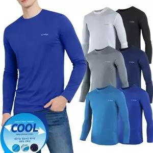 남성 쿨링 티셔츠 냉감 라운드 피트니스 남성 기능성 티셔츠 여름 흡한속건 이너웨어 스포츠 여성