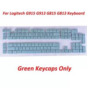 호환  풀 세트 G915 109pcs  2pcs 키 캡 Logitech G813 G913 G815 G915 무선 키보드 미국영국 버전 녹색