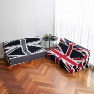 5단 접이식매트리스 소파베드 두께 10cm 페브릭 레자