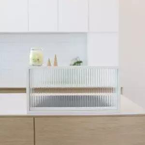 [CJ][덕하우스]아일랜드 주방 유리 파티션 인테리어 가림막 식탁 주방파티션 600