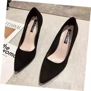 스웨이드힐 여성 3컬러 구두 스웨이드 데일리 오피스룩 펌프스힐