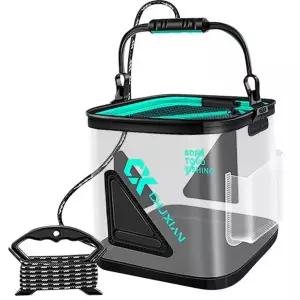 민물 낚시통 휴대용 선상 바다 접이식 낚시통 밑밥 살림망통 살림망 두레박 물품 물통 수납 캠핑 용품 야외