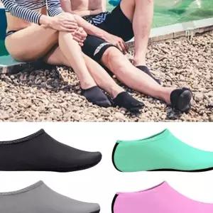 물놀이 해변 수영장 맨발 보호 미끄럼방지 신속건조 실리콘 양말형 아쿠아슈즈