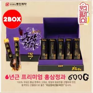 1+1 동진제약 6년근 프리미엄 홍삼정과 900g 2박스
