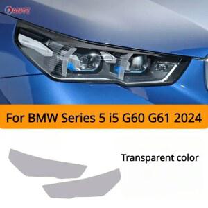 BMW G60 G61 5시리즈 i5 액세서리 외부 헤드라이트 스크래치 방지 TPU PPF 보호 필름 스크래치 복원 필름