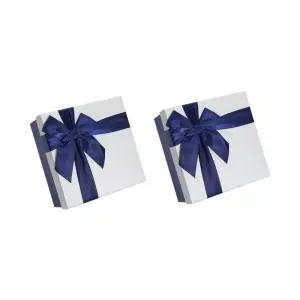 스페셜 선물상자 (2p 21x21cm 그레이) DK83/박스 상자 포장 기프트 축하 답례품 캐리어 선물 악세사리