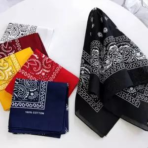(다올)페이즐리 손수건 스카프 코튼 ELS-108