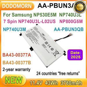 AA-PBUN3AB 노트북 배터리 삼성 500R5M NT501R 300E5K NP740U3L-L02US NP530E5M 3780mAh 43Wh 신제품