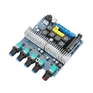 오디오 업그레이드 TPA3116 서브우퍼 앰프 보드 2.1 채널 HiFi USB DAC 블루투스 5.0 파워 2x50W+100W