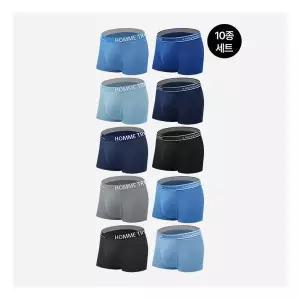 트라이TRY 남성 에어블루 쿨 드로즈 10종 세트 186297