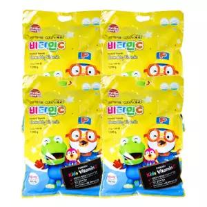 [보리보리/태양생활건강]뽀롱뽀롱 뽀로로 비타민C 1000정 x 4개