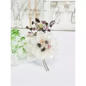 [하프클럽/ 주얼리] 세이브존05 천연 트루마린 원석 Hand Made 브로치 RD21090072