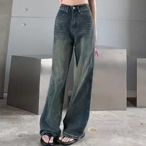 1컬러 데님팬츠 캐주얼 데일리 여성 연청 청바지