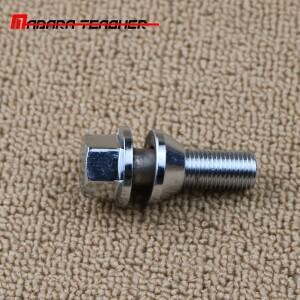 볼보 S60 S80 I II V60 V70 XC60 1.5 9485474 30756675 용 은색 전면 후면 휠 볼트 나사 M14 x 31202337 1