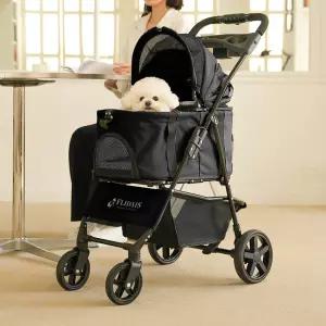 플리다스 애견 유모차 외출 용품 개모차 오토폴딩 분리형