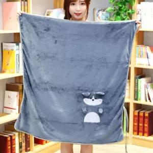 무릎담요 극세사 감성 고급 허스키아기 캠핑블랭킷 휴대용 신생아 이불 미니