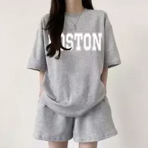 트레이닝세트 반팔 추리닝 여름 반바지 여성 밴딩 데일리