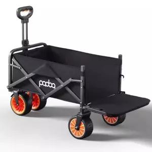 전동 뒷문 짐수레 캠핑카트 왜건 접이식 폴딩 휴대용