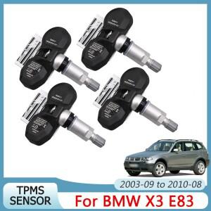 4PCS 36236798726 TPMS 센서 타이어 압력 모니터링 시스템 433MHz BMW 호환 X3 E83 X5 E70 X6 Z4 E89용