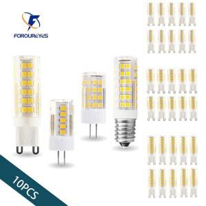 조도 Led 혼합 핀 G9 Bombilla 220V 옥수수 3000K 10W AC 전구 세라믹 G4 220v전압 난황