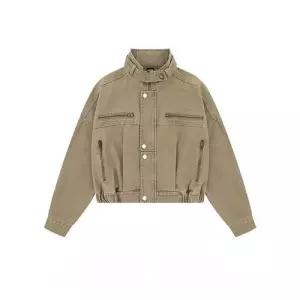 남성용 청 가을 차이나 자켓 코트 청자켓 멜란지 숏 슬림핏 OP3