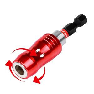 Geinxurn 임팩트 스크루 드라이버 비트 홀더 마그네틱 익스텐션 퀵 체인지 소켓 드릴 거치대 세트 포함 2.6