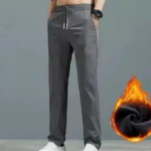 남성 겨울 기모 트레이닝 조거 팬츠 스판 밴딩 바지 등산 운동복 하의