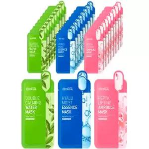 메디힐 더블 카밍 워터 마스크+히알루 모이스트 에센스 마스크+펩타 리프팅 앰플 마스크 30매 1세트