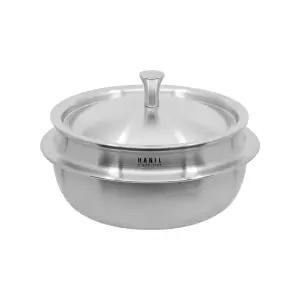 한일스텐레스 통5중 무연마제 가마솥 뚝배기 14cm