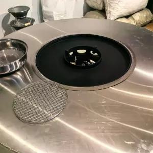 버너테이블 삼겹살테이블 원형탁자 업소용 버너