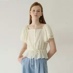 [롯데백화점]올리브데올리브 스퀘어넥 플레어 블라우스 OH5MB555