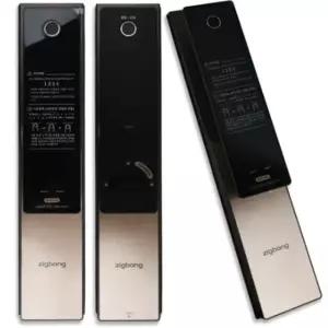 직방 원스텝 디지털 도어락 SHP-P52F 푸시풀 레버 주키 현관도어록 바로잠김 지문인식