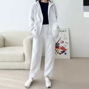 빅사이즈 GPA 여자기모 와이드바지 후드세트 AB770-B110