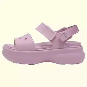 [크록스]소호 와이 스트랩 샌들 핑크 여성용 키높이 쿠션 211755-5BX 730505