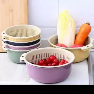 [하프클럽/브이와이]대형 야채바구니 채반 야채 샐러드 세척