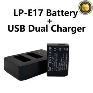Batmax LP-E17 LP 카메라 배터리 + LED 캐논 EOS R8 RP R50 200D M3 M5 M6 T6s T8i 용 듀얼 USB 충전기