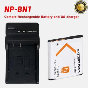NP-BN1 Np Bn1 배터리 카메라 소니 DSC TX7 TX10 W320 DSC-W390 디지털 + 미국 충전기
