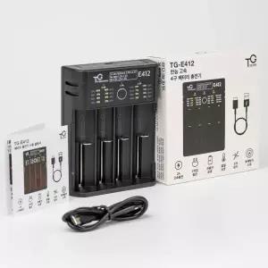 TG전자 만능 고속 4구 리튬이온 18650 AA 건전지 배터리 충전기 TG-E412