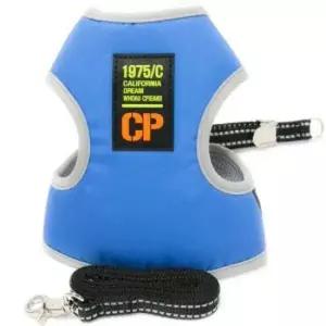 [반려] 강아지 몸통줄 하네스 애견 가슴줄 산책줄 블루 형광