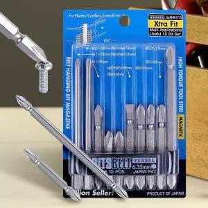 베셀비트세트BW215 일자 십자 드릴 육각 외날 양날 탭 다가네 드라이버