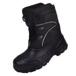 [RIZPICK]남성용 다이얼 털안감 방한 방수 부츠 텃밭 작업화 겨울 털슈즈