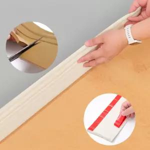 접착식 걸레받이 1m 4색상 스티커 몰딩 굽도리 인테리어 보수용 셀프시공 재단사용