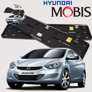 현대모비스 아반떼MD 정품 번호판 순정 가드 플레이트