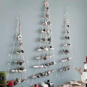 벽트리 크리스마스 장식 벽에거는 성탄 트리 인테리어