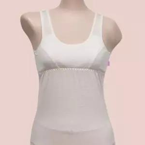 주니어런닝 주니어 베이직 스트라이프 디자인 인견 브라런닝 10대