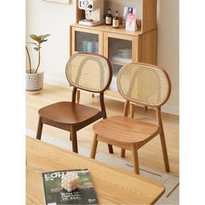 등받이 라탄 카페 원목 엔틱 디자인 플라스틱 우드 중고카페 벤치 편식의자 위시본 가게