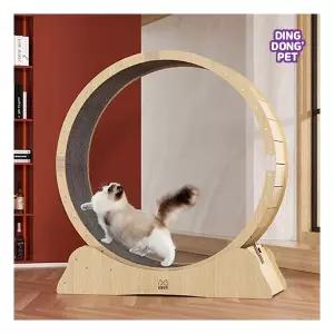 딩동펫 반려동물 익사이트 우드 고양이 캣휠_S 752649