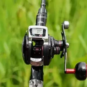 디지털 낚시 릴 선상용 캐스팅릴 바다 우핸들 낚시 릴 스타드랙 수심측정 손잡이 미터기 베이트 낚시대